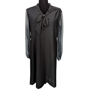 Gorgeous Vintage Sheer Pussybow Dress